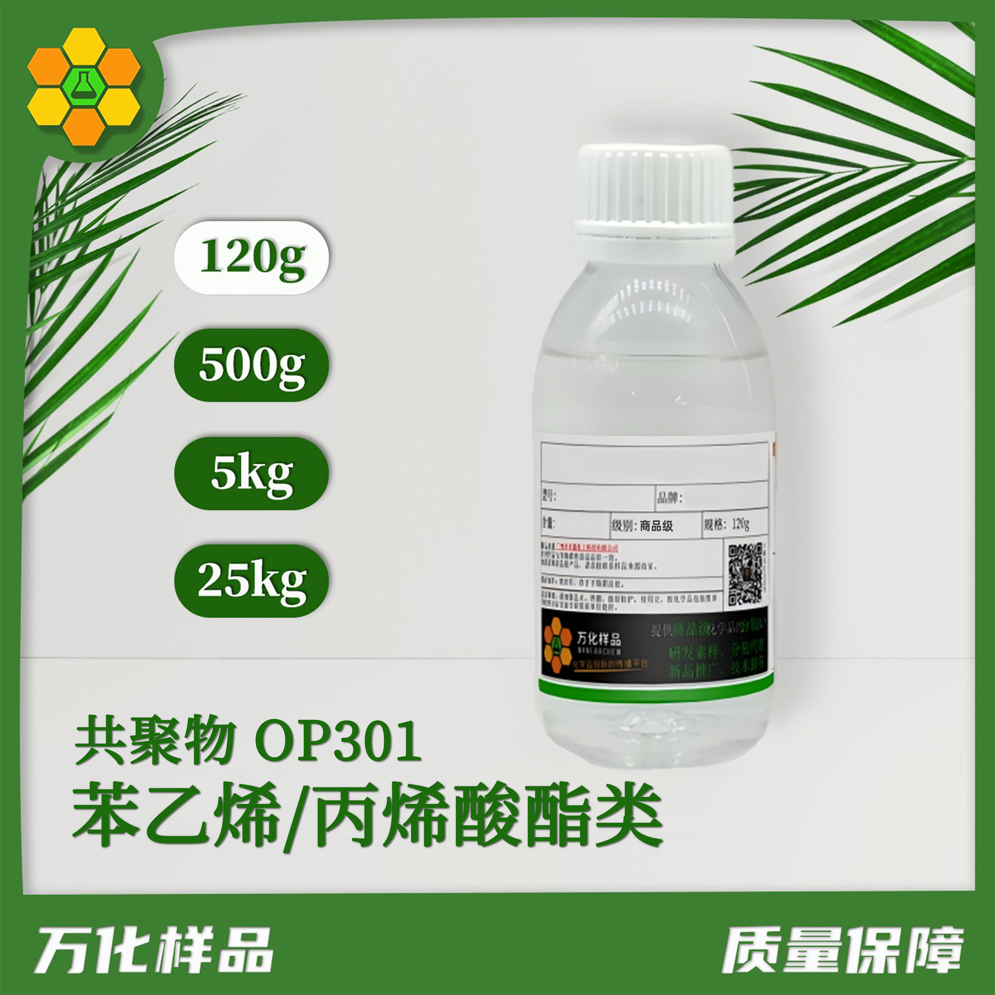 苯乙烯-丙烯酸（酯）类共聚物-OP301-120g